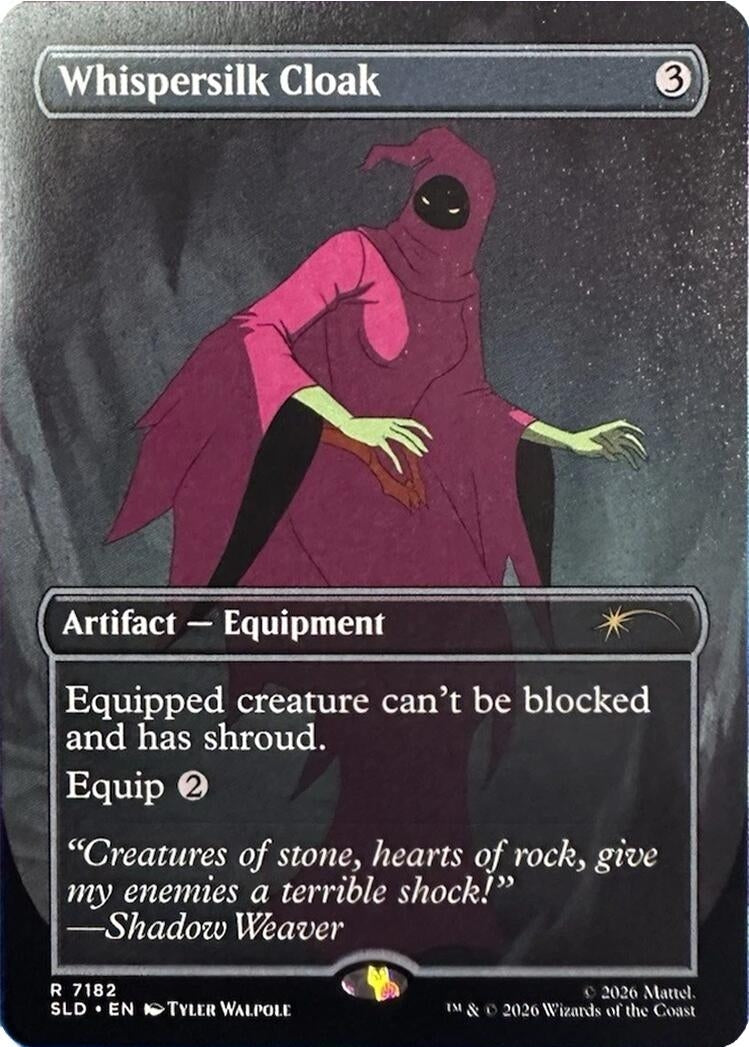 Image for Whispersilk Cloak (7182) (7182) [Secret Lair Drop Series] - Magic: The Gathering