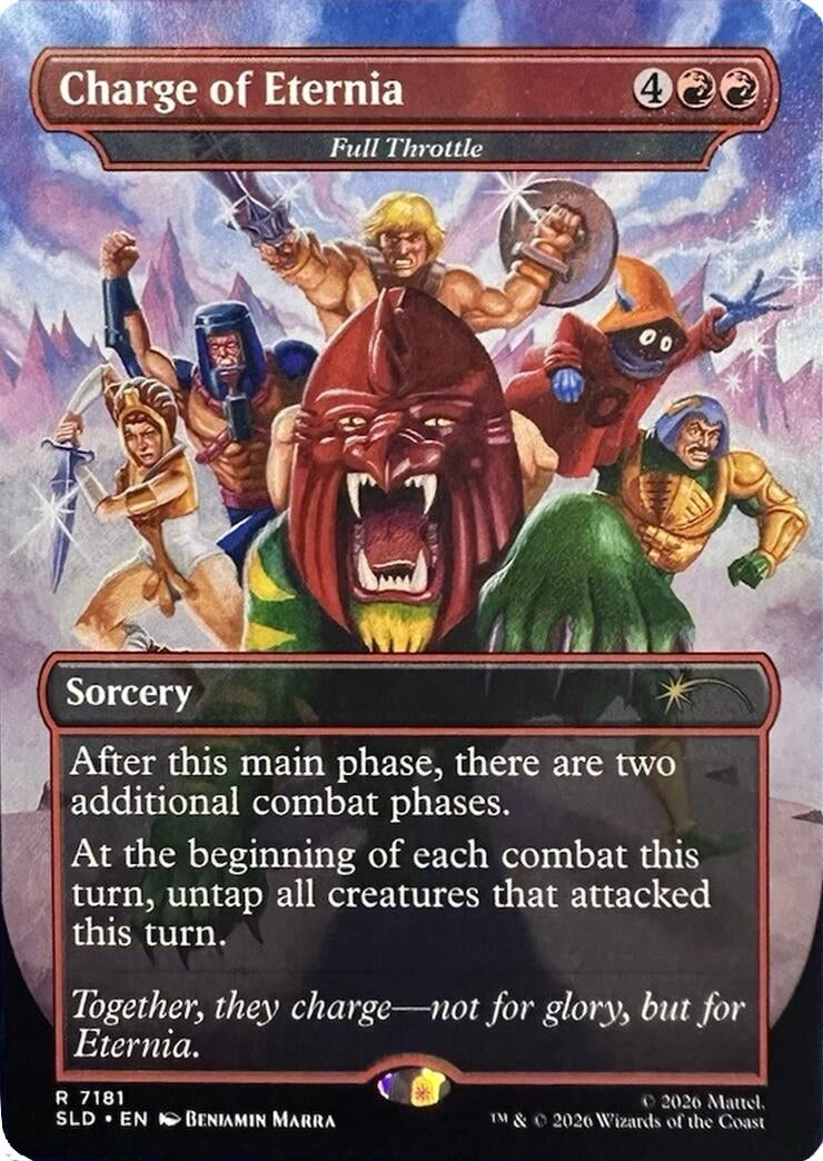 Image for Charge of Eternia - Full Throttle (7181) [Secret Lair Drop Series] - Magic: The Gathering