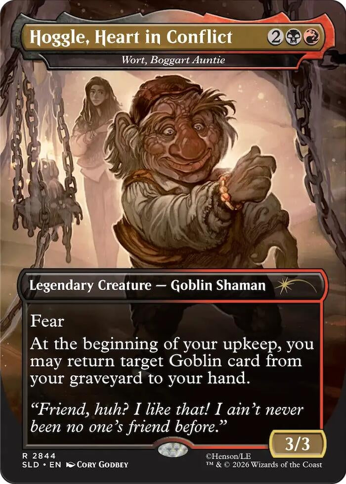 Image for Hoggle, Heart in Conflict - Wort, Boggart Auntie (2844) [Secret Lair Drop Series] - Magic: The Gathering