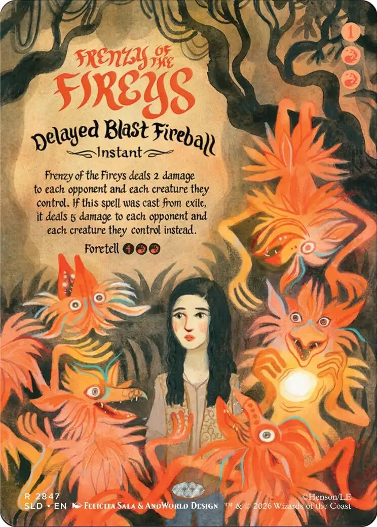 Image for Frenzy of the Fireys - Delayed Blast Fireball (2847) [Secret Lair Drop Series] - Magic: The Gathering