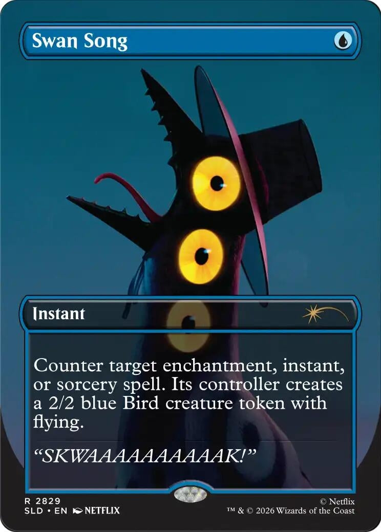 Image for Swan Song (2829) (2829) [Secret Lair Drop Series] - Magic: The Gathering