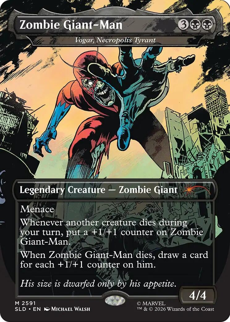 Image for Zombie Giant-Man - Vogar, Necropolis Tyrant (2591) [Secret Lair Drop Series] - Magic: The Gathering