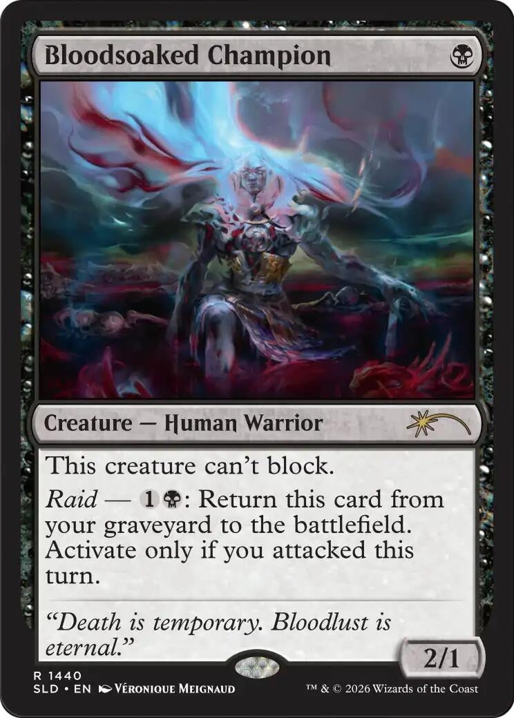 Image for Bloodsoaked Champion (1440) [Secret Lair Drop Series] - Magic: The Gathering