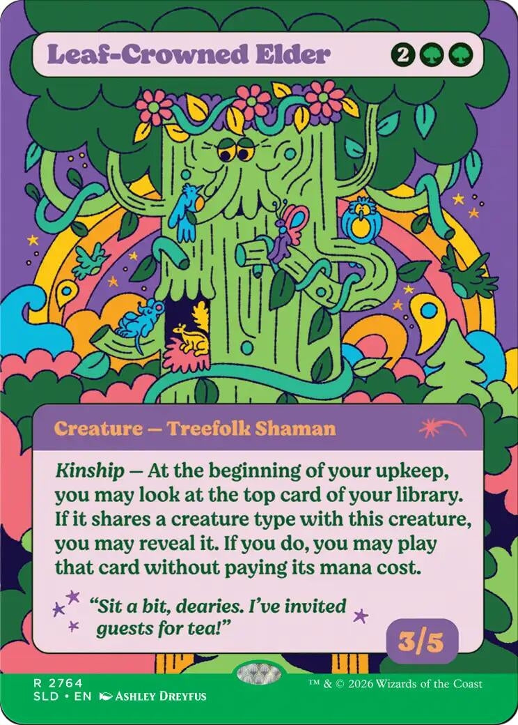 Image for Leaf-Crowned Elder (2764) [Secret Lair Drop Series] - Magic: The Gathering