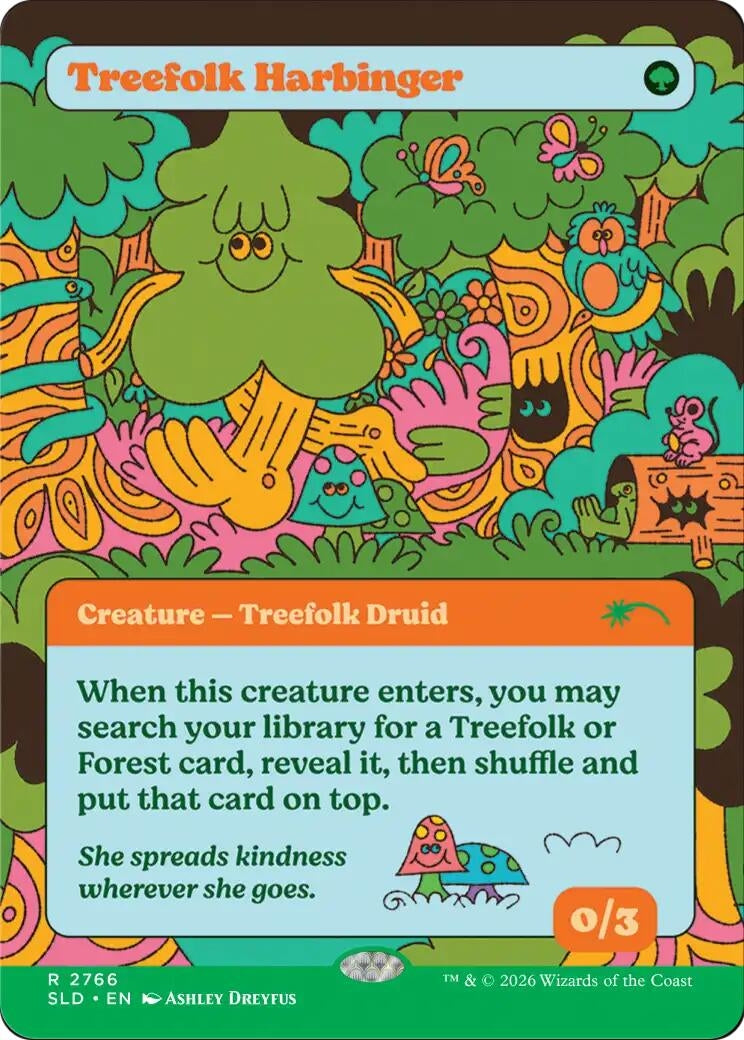 Image for Treefolk Harbinger (2766) [Secret Lair Drop Series] - Magic: The Gathering