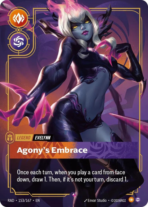 Image for Evelynn, Agony's Embrace (153/167) [Radiance] - Riftbound: League of Legends Trading Card Game