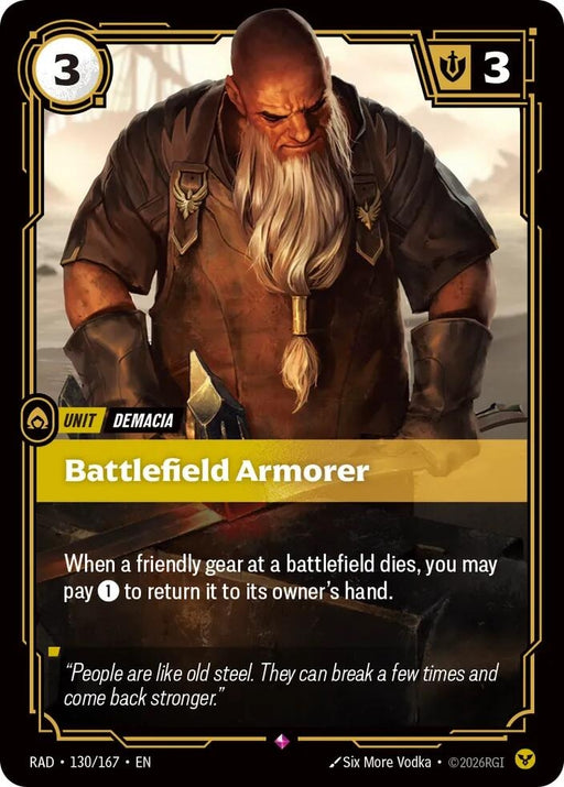 Image for Battlefield Armorer (130/167) [Radiance] - Riftbound: League of Legends Trading Card Game
