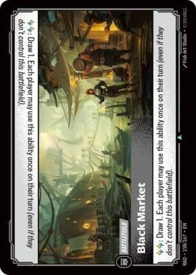 Image for Black Market (158/167) [Radiance] - Riftbound: League of Legends Trading Card Game