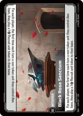 Image for Black Rose Sanctum (159/167) [Radiance] - Riftbound: League of Legends Trading Card Game