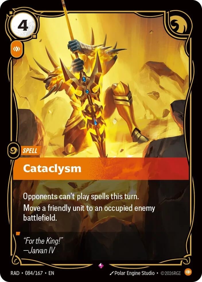 Image for Cataclysm (084/167) [Radiance] - Riftbound: League of Legends Trading Card Game