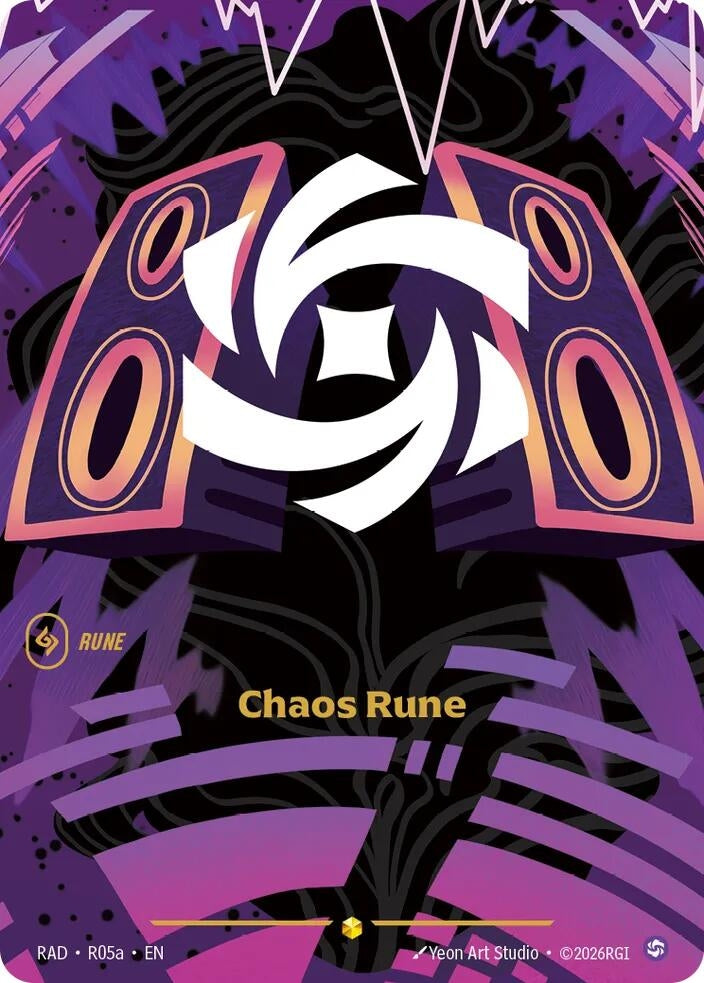 Image for Chaos Rune (R05a) (R05a) [Radiance] - Riftbound: League of Legends Trading Card Game