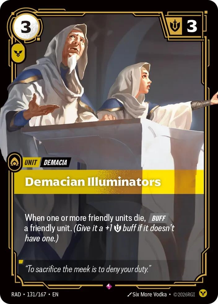 Image for Demacian Illuminators (131/167) [Radiance] - Riftbound: League of Legends Trading Card Game
