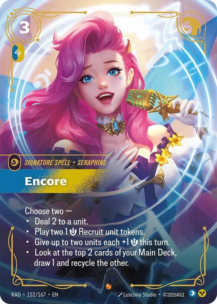 Image for Encore (152/167) [Radiance] - Riftbound: League of Legends Trading Card Game