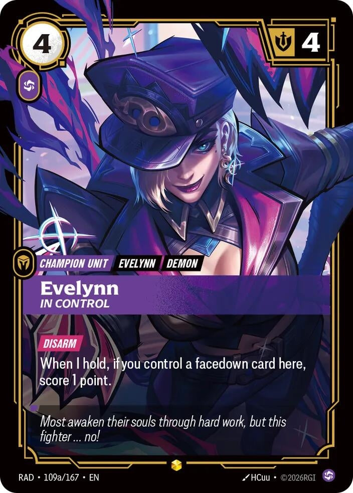 Image for Evelynn, In Control (Alternate Art) (109a/167) [Radiance] - Riftbound: League of Legends Trading Card Game