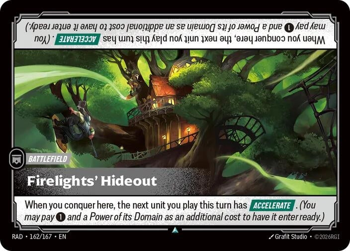 Image for Firelights' Hideout (162/167) [Radiance] - Riftbound: League of Legends Trading Card Game
