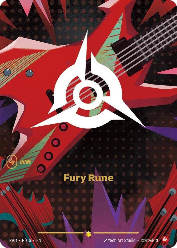Image for Fury Rune (R01a) (R01a) [Radiance] - Riftbound: League of Legends Trading Card Game