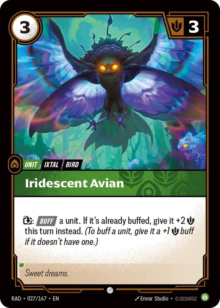 Image for Iridescent Avian (027/167) [Radiance] - Riftbound: League of Legends Trading Card Game