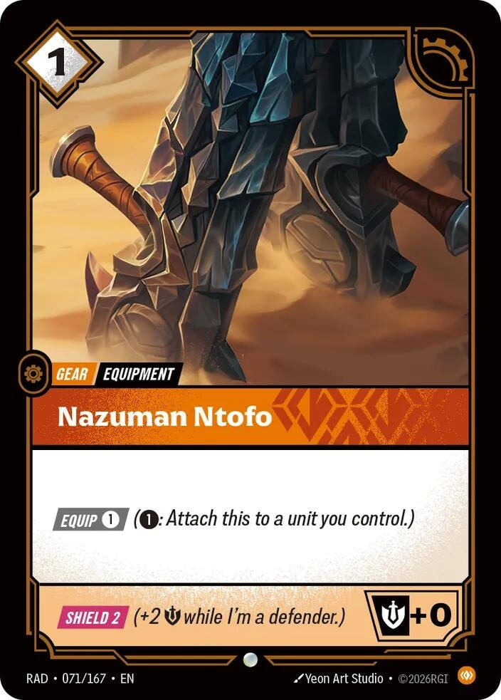 Image for Nazuman Ntofo (071/167) [Radiance] - Riftbound: League of Legends Trading Card Game