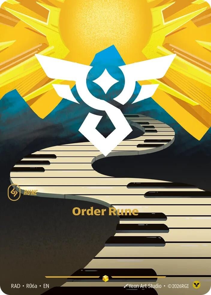 Image for Order Rune (R06a) (R06a) [Radiance] - Riftbound: League of Legends Trading Card Game