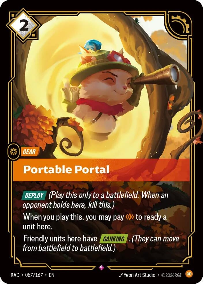 Image for Portable Portal (087/167) [Radiance] - Riftbound: League of Legends Trading Card Game