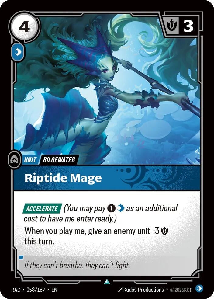 Image for Riptide Mage (058/167) [Radiance] - Riftbound: League of Legends Trading Card Game
