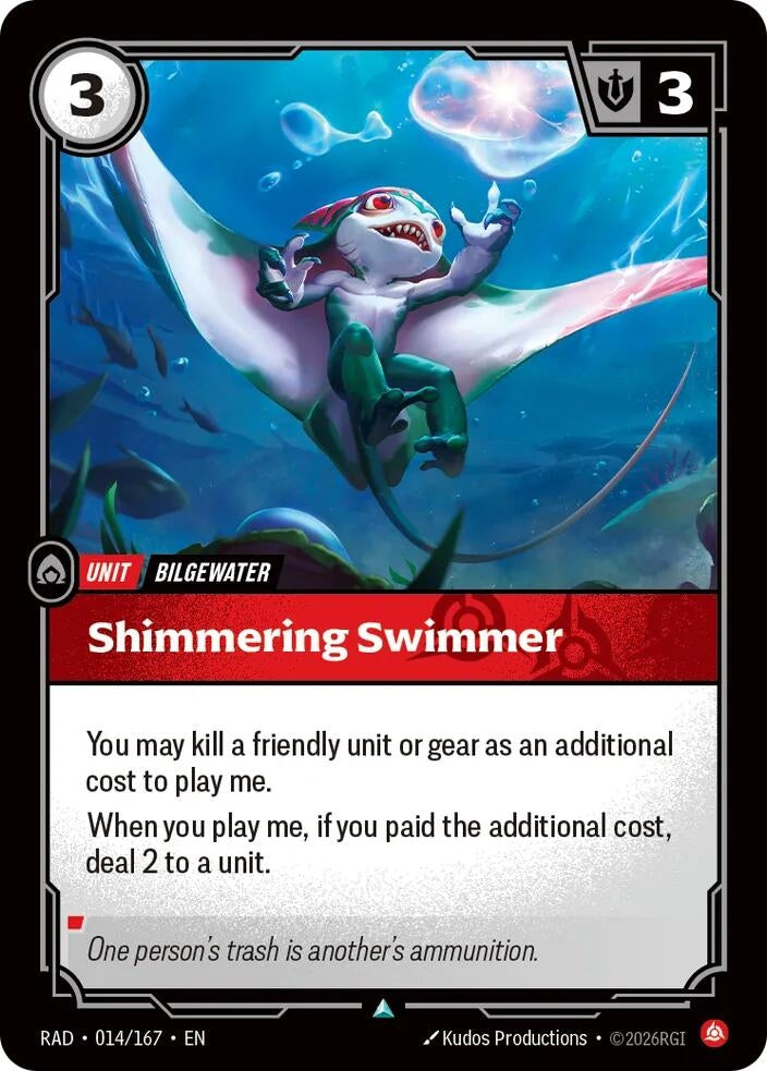 Image for Shimmering Swimmer (014/167) [Radiance] - Riftbound: League of Legends Trading Card Game