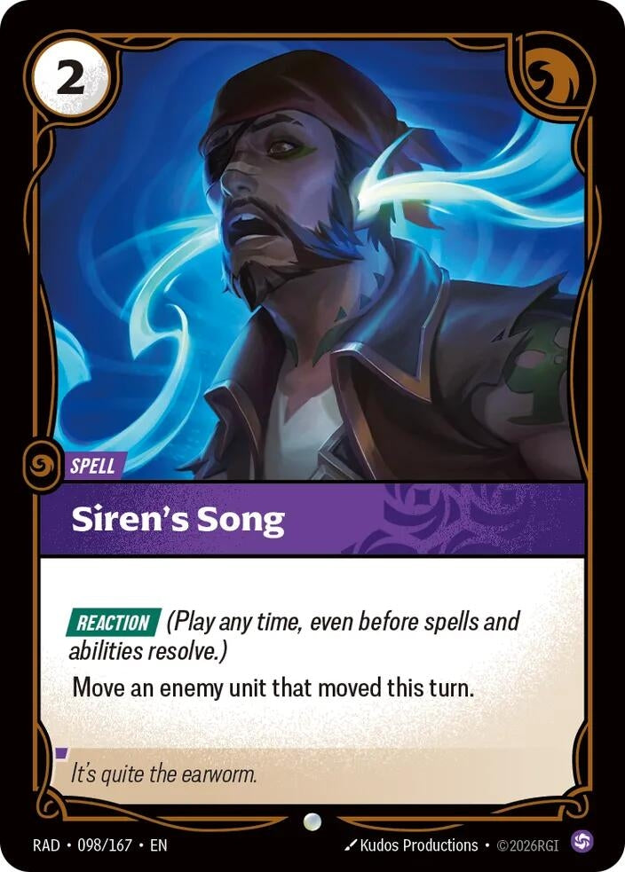 Image for Siren's Song (098/167) [Radiance] - Riftbound: League of Legends Trading Card Game