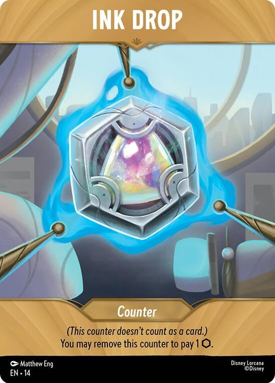 Image for Ink Drop (Blue) [Hyperia City] - Disney Lorcana