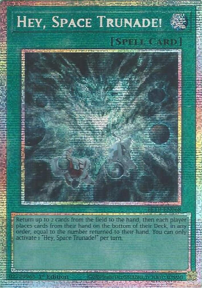 Image for Hey, Space Trunade! (Starlight Rare) (BETB-EN068) [Beyond the Brave] - YuGiOh