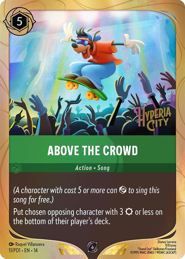 Above the Crowd (11) [Disney Lorcana Promo Cards]