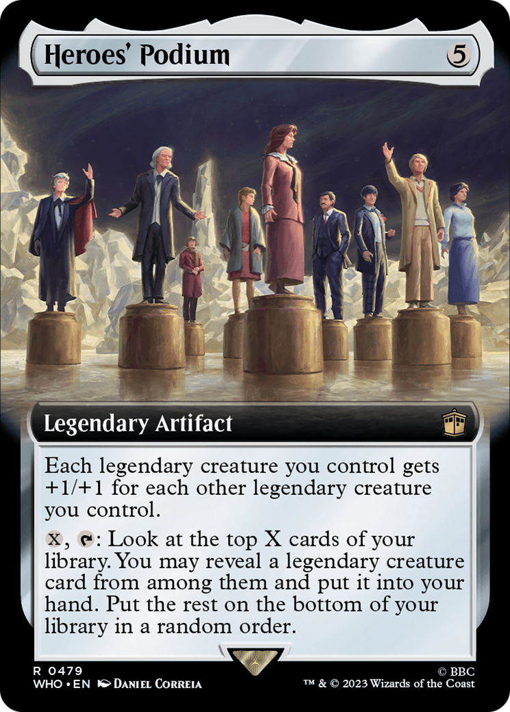 Heroes' Podium (Extended Art) (479) [Universes Beyond: Doctor Who]
