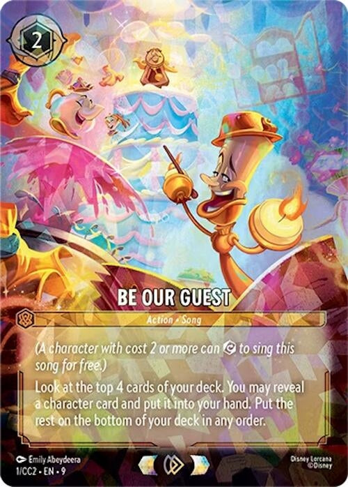 Image for Be Our Guest (1) [Disney Lorcana Promo Cards] - Disney Lorcana