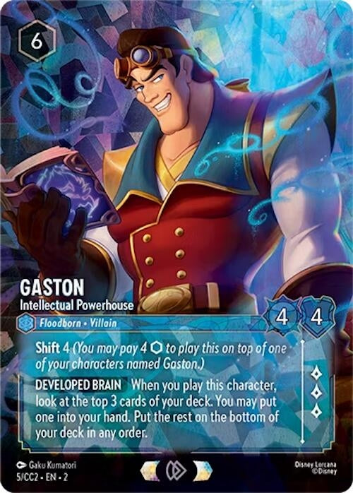 Gaston - Intellectual Powerhouse (5) [Disney Lorcana Promo Cards]