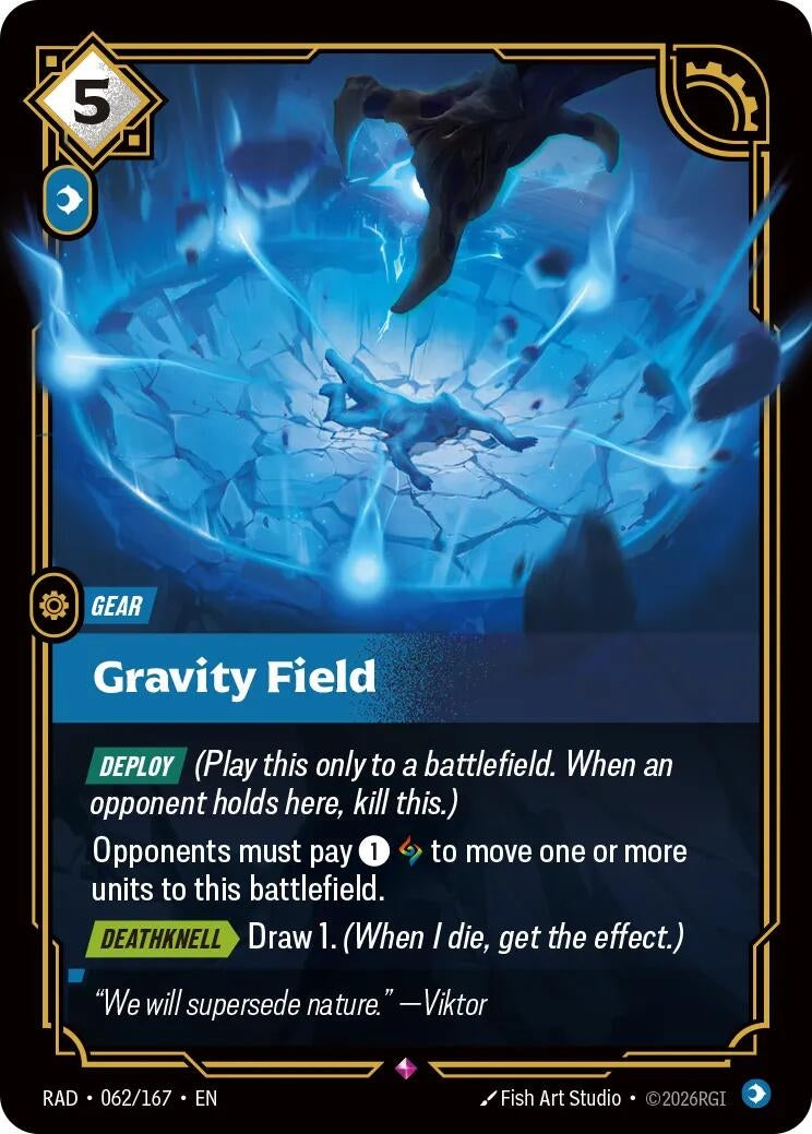 Image for Gravity Field (062/167) [Radiance] - Riftbound: League of Legends Trading Card Game