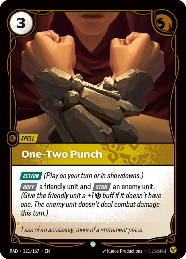 Image for One-Two Punch (121/167) [Radiance] - Riftbound: League of Legends Trading Card Game