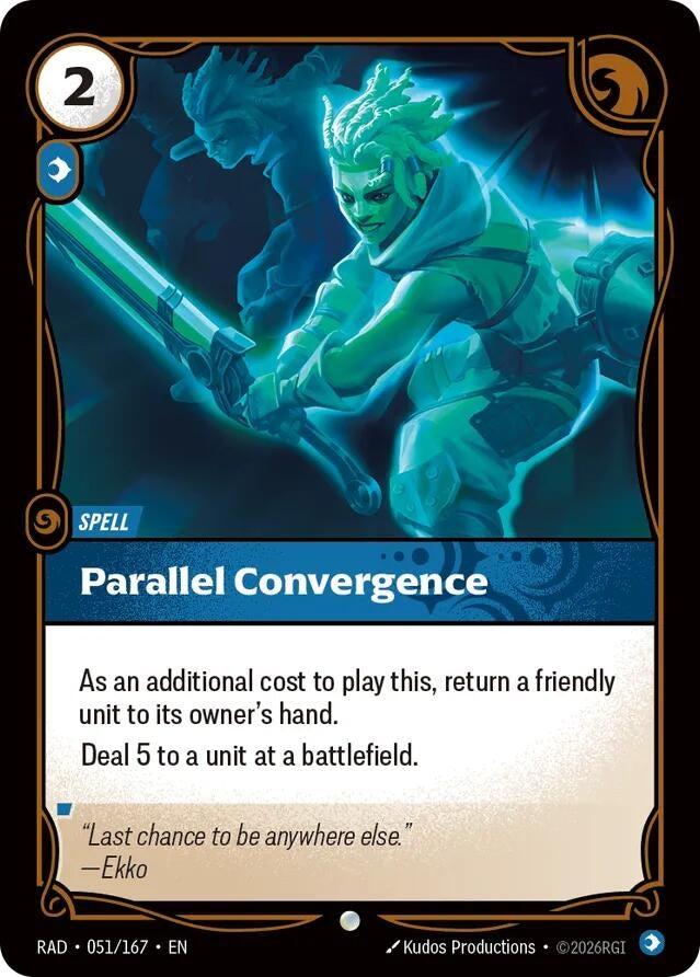 Image for Parallel Convergence (051/167) [Radiance] - Riftbound: League of Legends Trading Card Game