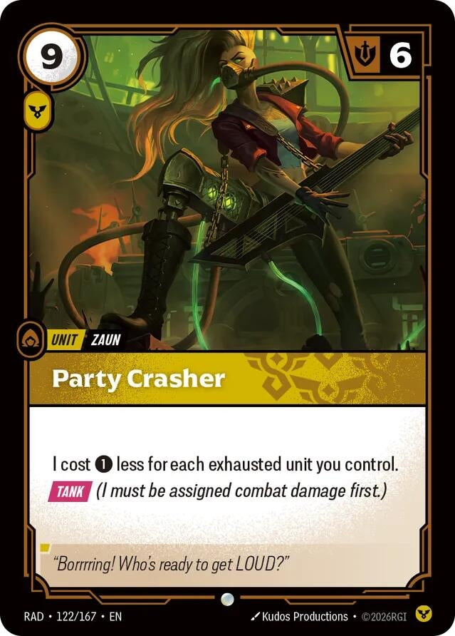 Image for Party Crasher (122/167) [Radiance] - Riftbound: League of Legends Trading Card Game