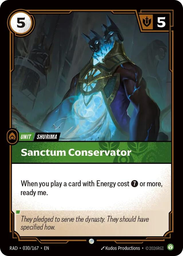 Image for Sanctum Conservator (030/167) [Radiance] - Riftbound: League of Legends Trading Card Game