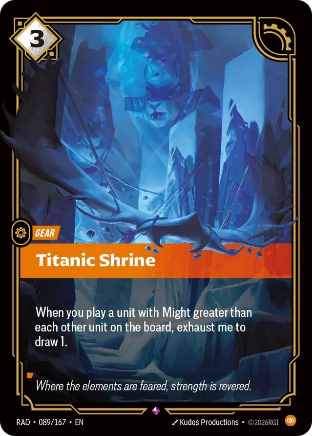 Image for Titanic Shrine (089/167) [Radiance] - Riftbound: League of Legends Trading Card Game