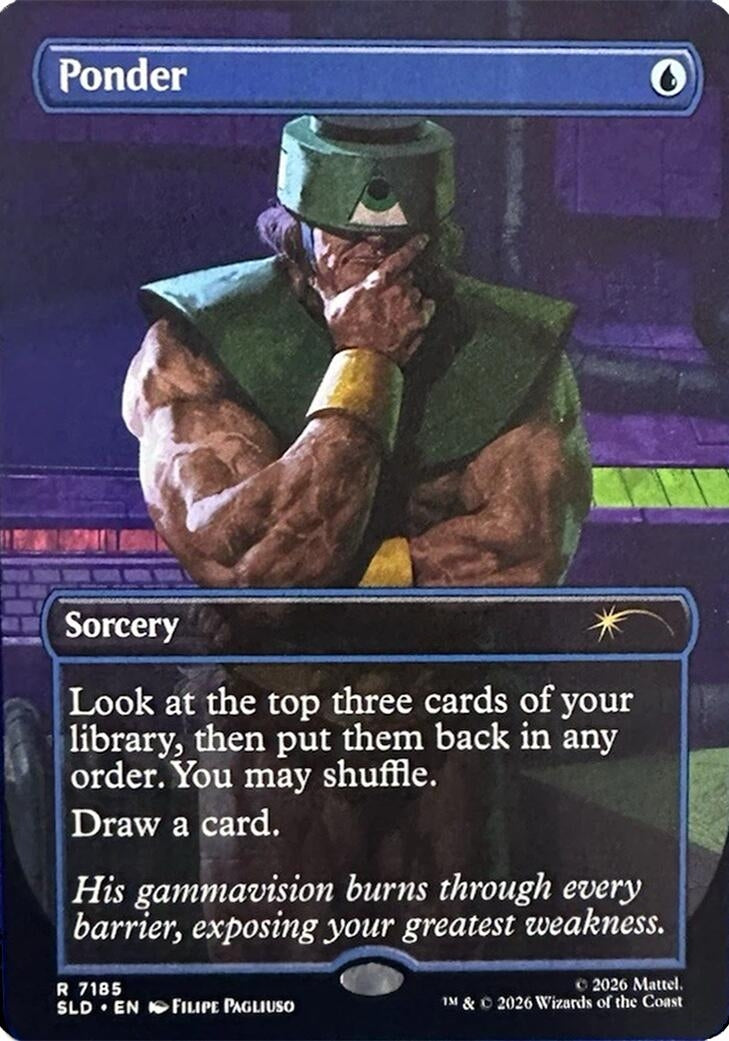 Image for Ponder (7185) (7185) [Secret Lair Drop Series] - Magic: The Gathering