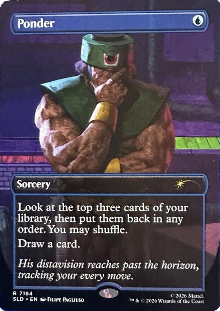 Image for Ponder (7184) (7184) [Secret Lair Drop Series] - Magic: The Gathering