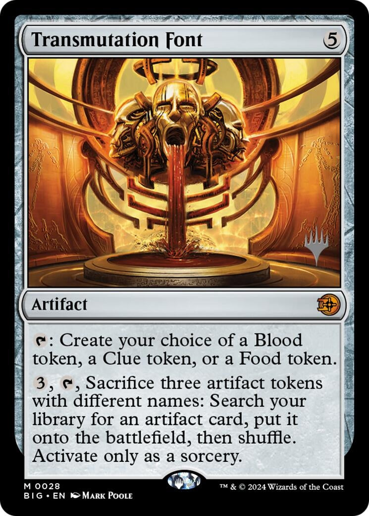 Image for Transmutation Font (28) [Promo Pack: Reality Fracture] - Magic: The Gathering