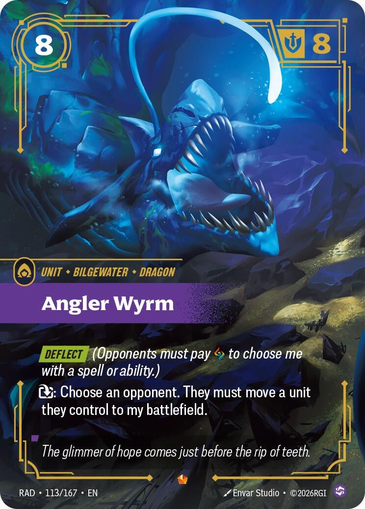 Image for Angler Wyrm (113/167) [Radiance] - Riftbound: League of Legends Trading Card Game