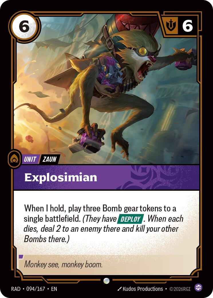 Image for Explosimian (094/167) [Radiance] - Riftbound: League of Legends Trading Card Game
