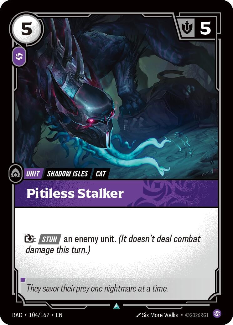 Image for Pitiless Stalker (104/167) [Radiance] - Riftbound: League of Legends Trading Card Game