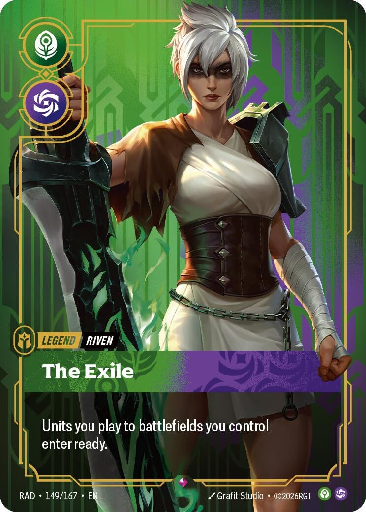 Image for Riven, The Exile (149/167) [Radiance] - Riftbound: League of Legends Trading Card Game