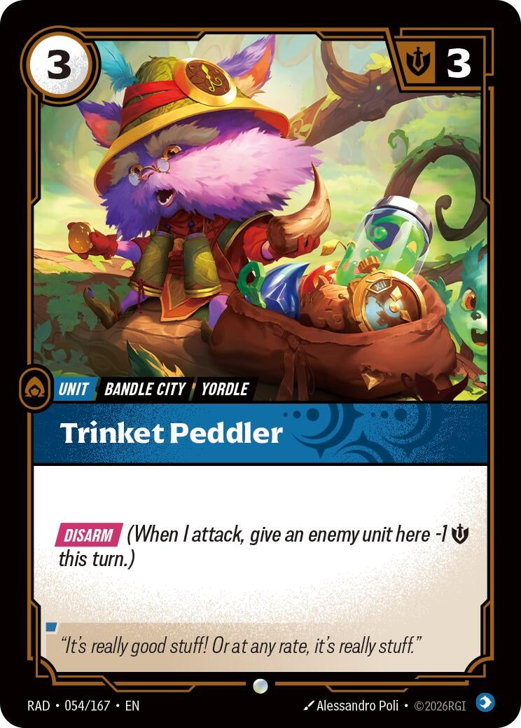 Image for Trinket Peddler (054/167) [Radiance] - Riftbound: League of Legends Trading Card Game