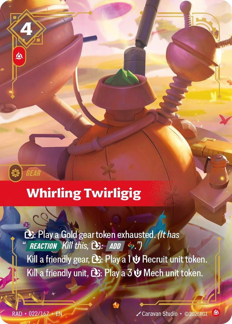 Image for Whirling Twirligig (022/167) [Radiance] - Riftbound: League of Legends Trading Card Game
