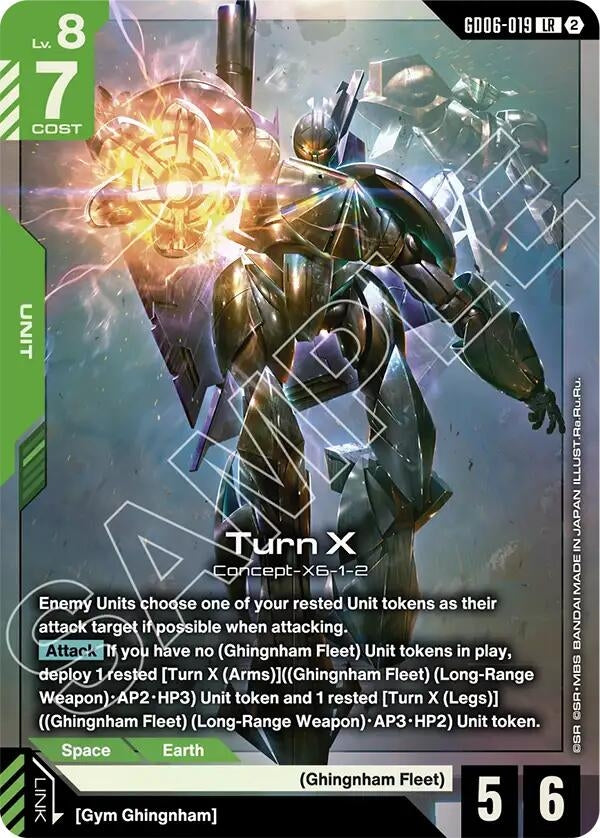 Image for Turn X (GD06-019) [Stardust Trails] - Gundam Card Game