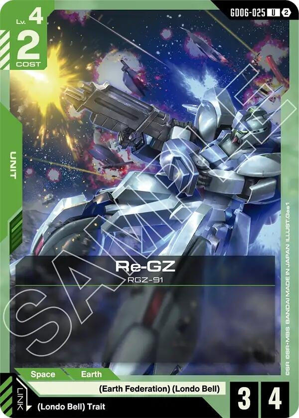 Image for Re-GZ (GD06-025) [Stardust Trails] - Gundam Card Game